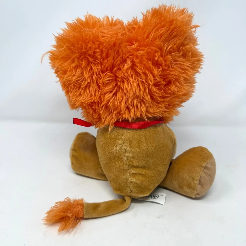 Galerie Reeses Lion Plush Orange Heart Shaped Mane Stuffed Animal Toy 11 Inch